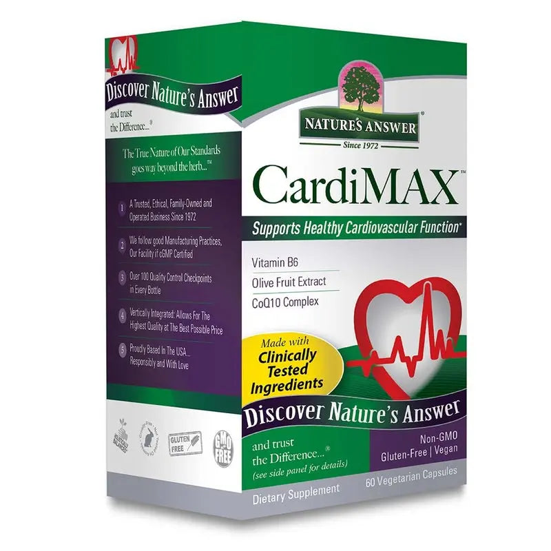 Nature's Answer Cardimax Vegetarian Capsules For Healthy Heart, Pack of 60's Nature's Answer