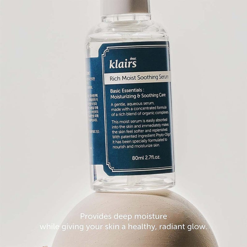 Dear Klairs Rich Moist Unscented Moisturizing & Soothing Facial Serum 80ml Dear Klairs