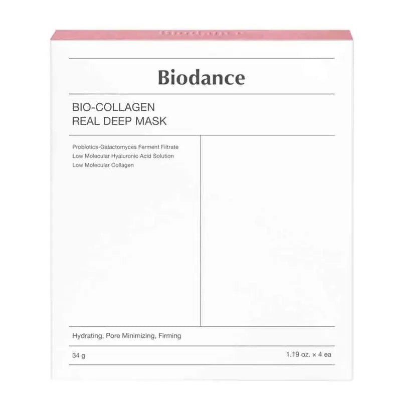 Biodance Bio-Collagen Real Deep Skin Firming Facial Sheet Mask 34g, Pack of 4’s Biodance