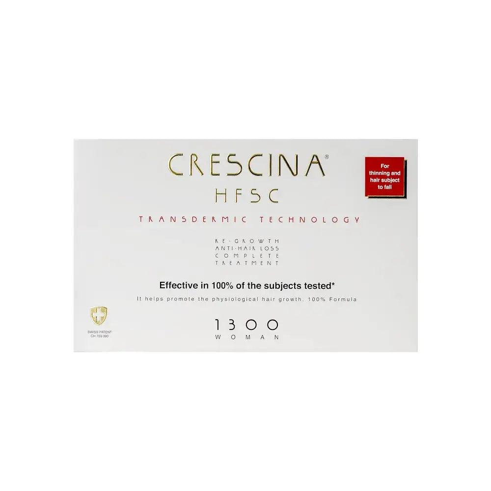 Crescina HFSC Transdermic Complete Treatment 1300 for Women 10+10 Vials Crescina labo