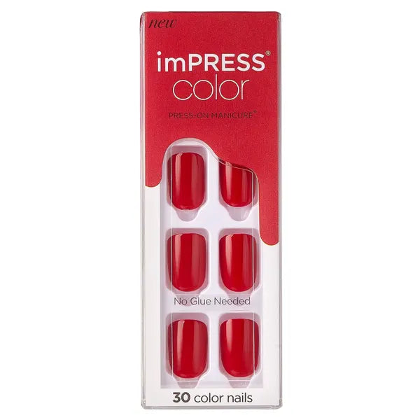 Kiss Impress Nails Color Reddy or Not KIMC013C 17g KISS