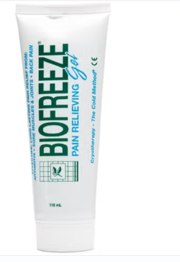 Biofreeze Pain Relief Gel For Muscle & Joint Pain, Temporary Pain Relief With Soothing Menthol 118ml Biofreeze