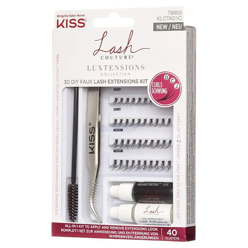 Kiss - 3D Synthetic Eyelash Extensions Kit KISS