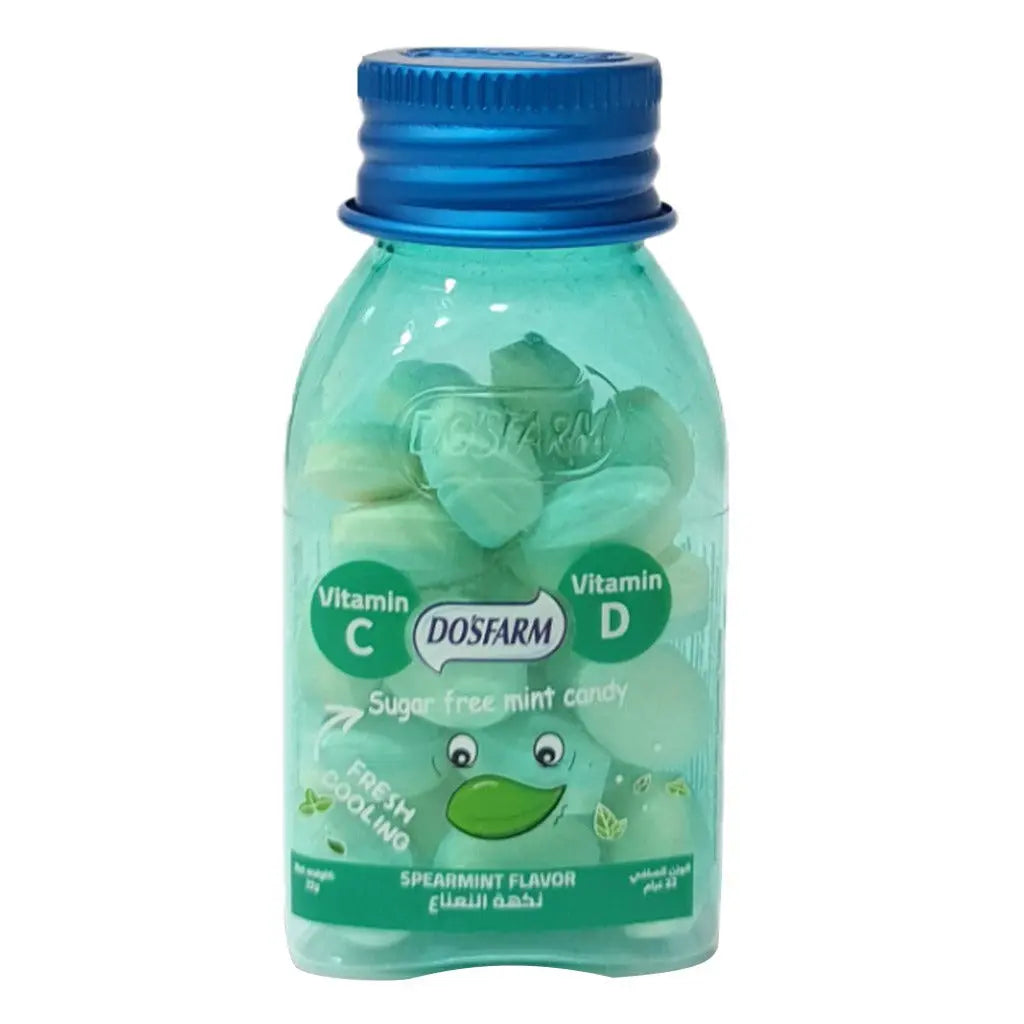 Dosfarm Sugar Free Candy With Vitamin C & Vitamin D Spearmint 22 g 1's Dosfarm