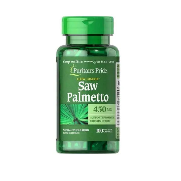 Puritan's Pride Saw Palmetto 450 mg 100 s Puritan's Pride