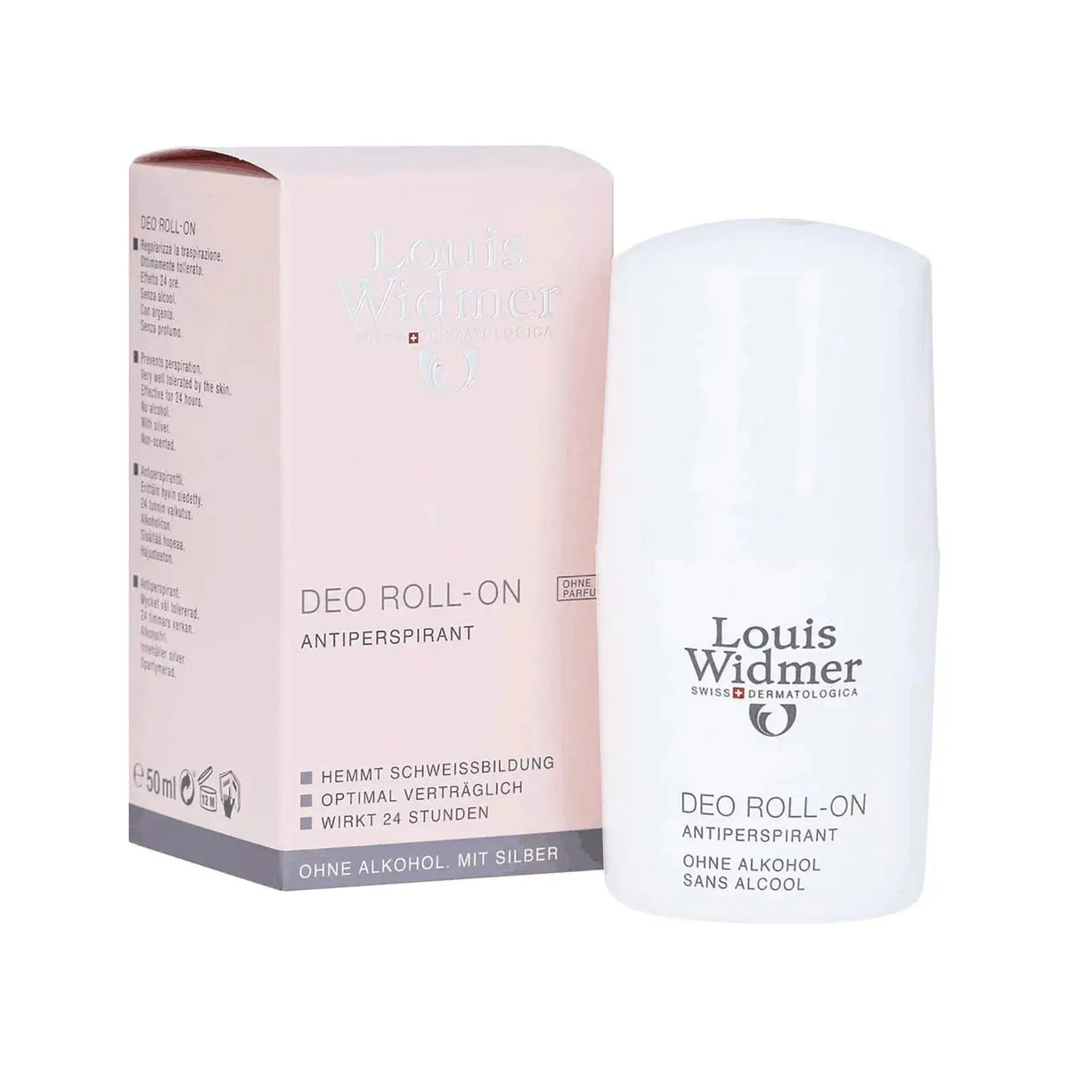 Louis Widmer Deo Roll on Unscented 50ml Louis Widmer