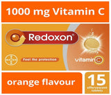 Redoxon Vitamin C Effervescent tablets Orange flavour 15's redoxon