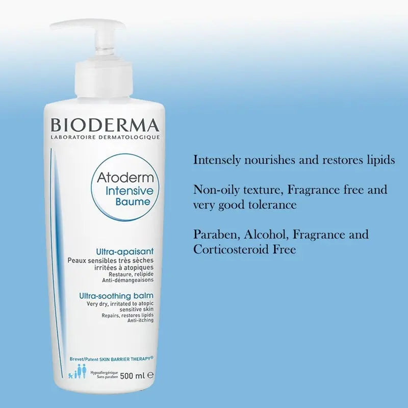Bioderma Atoderm Intensive Ultra-soothing Baume For Face and Body 500 mL Bioderma