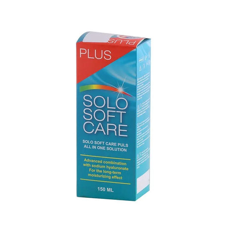 Solo Soft Care Plus All In One Contact Lens Solution 150 mL Solo Soft Care