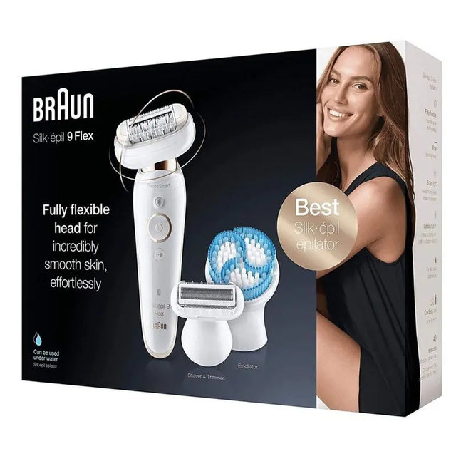 Braun Silk-epil 9 Flex Beauty Set Wet & Dry Epilator 9010 Braun