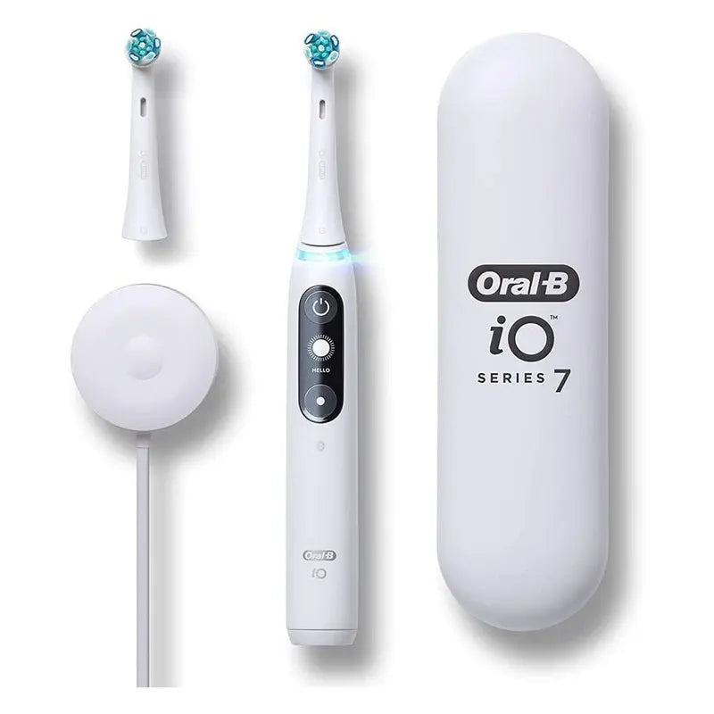 Braun Oral B iO™ Series 7 Electric Toothbrush White Alabaster Braun