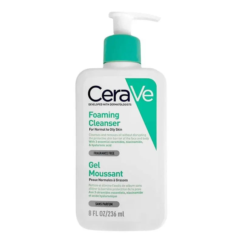 CeraVe Fragrance Free Foaming Cleanser For Normal To Oily Skin 236ml CeraVe