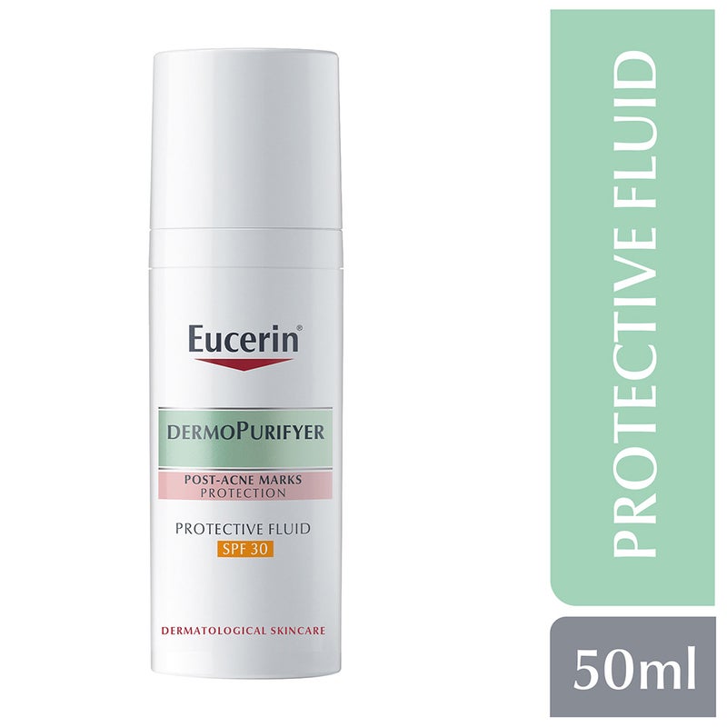 Eucerin Dermo Purifyer Post Blemish Anti-Mark SPF 30 Protective Fluid For Acne Prone Skin 50ml Eucerin