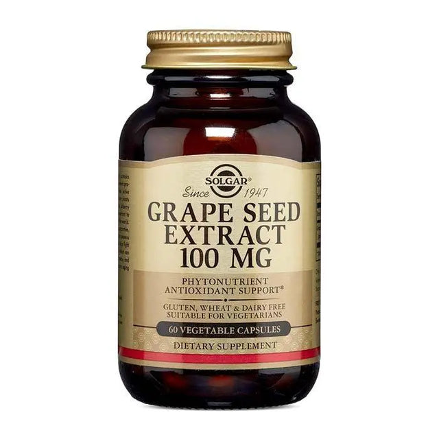 Solgar Grape Seed Extract Vegetable capsules 100 mg 60's Solgar