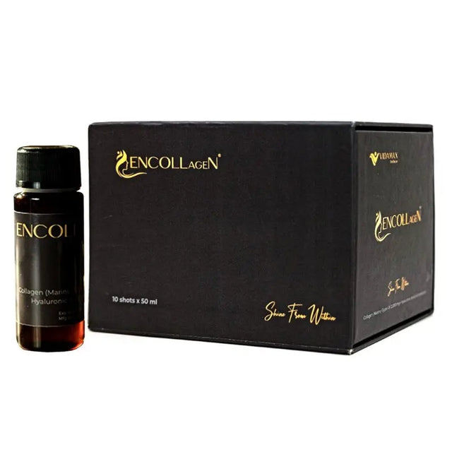 Vidamax Encollagen Collagen Drinkable Shots 50ml, Pack of 10's Vidamax