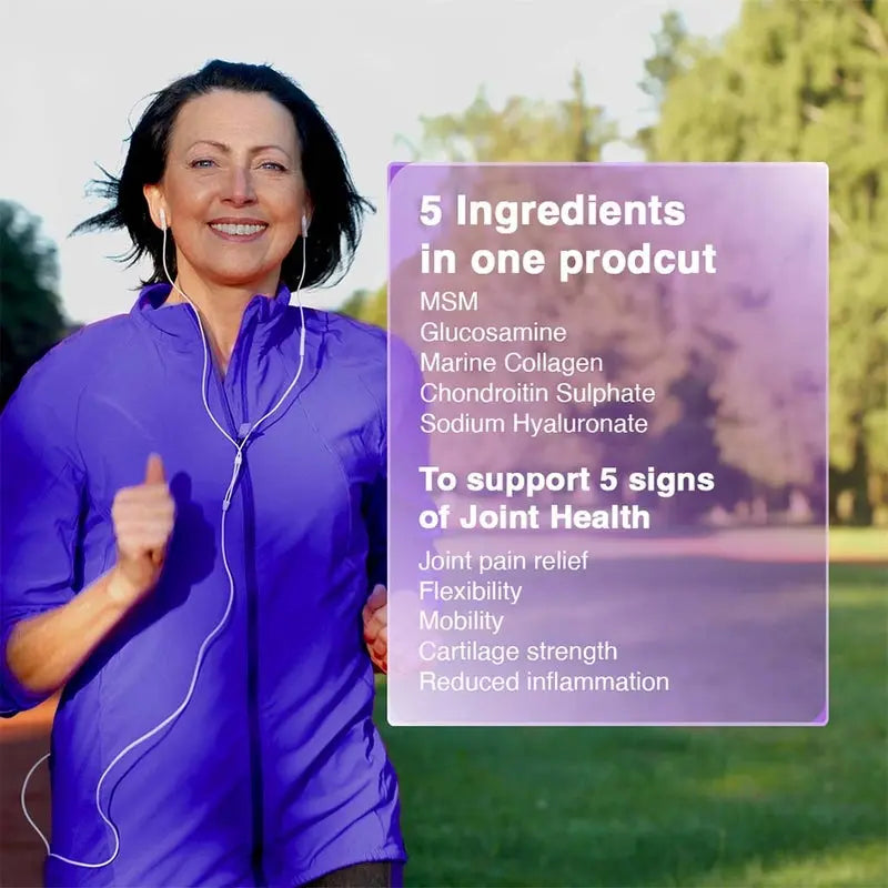 Eva Pharma Genuphil Advance 5-In-One Oral Powder Sachets For Healthy Joints, Pack of 30's Eva Pharma