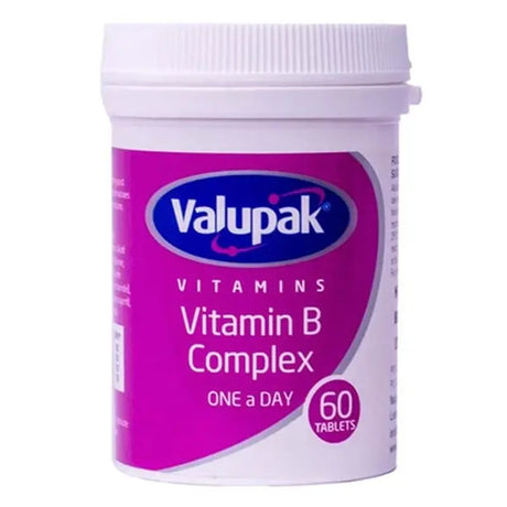 Valupak One A Day Vitamin B Complex Supplement Tablets, Pack of 60's Valupak