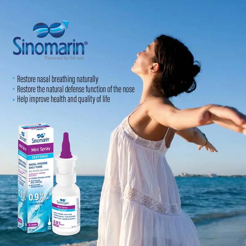 Sinomarin Natural Hygiene Daily Care Isotonic Mini Nasal Spray 30ml Sinomarin
