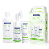 Novaclear Acne Kit With Acne Facial Foam 100ml + Acne Toner 150ml + Acne Cream For Oily, Combination & Acne-Prone Skin 40ml Novaclear