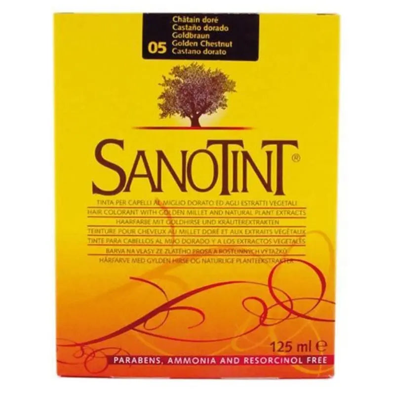 Sanotint Classic Ammonia Free Hair Color 05 Golden Chestnut 125ml Sanotint