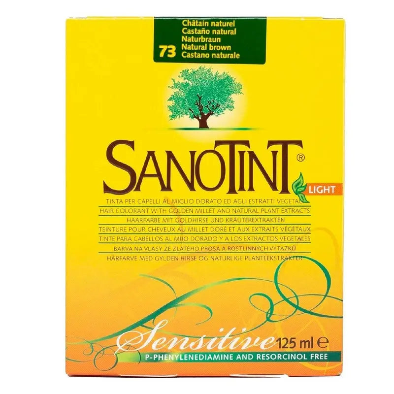 Sanotint Light Sensitive PPD Free Hair Color 73 Natural Brown 125ml Sanotint
