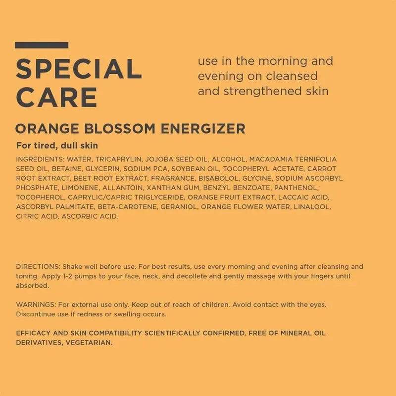 Annemarie Borlind Orange Blossom Energizer Serum For Tired & Dull Skin 50ml Annemarie Borlind