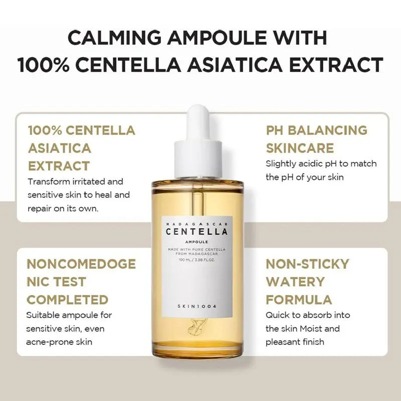 Skin1004 Madagascar Centella Ampoule Soothing Facial Serum 55ml Skin1004