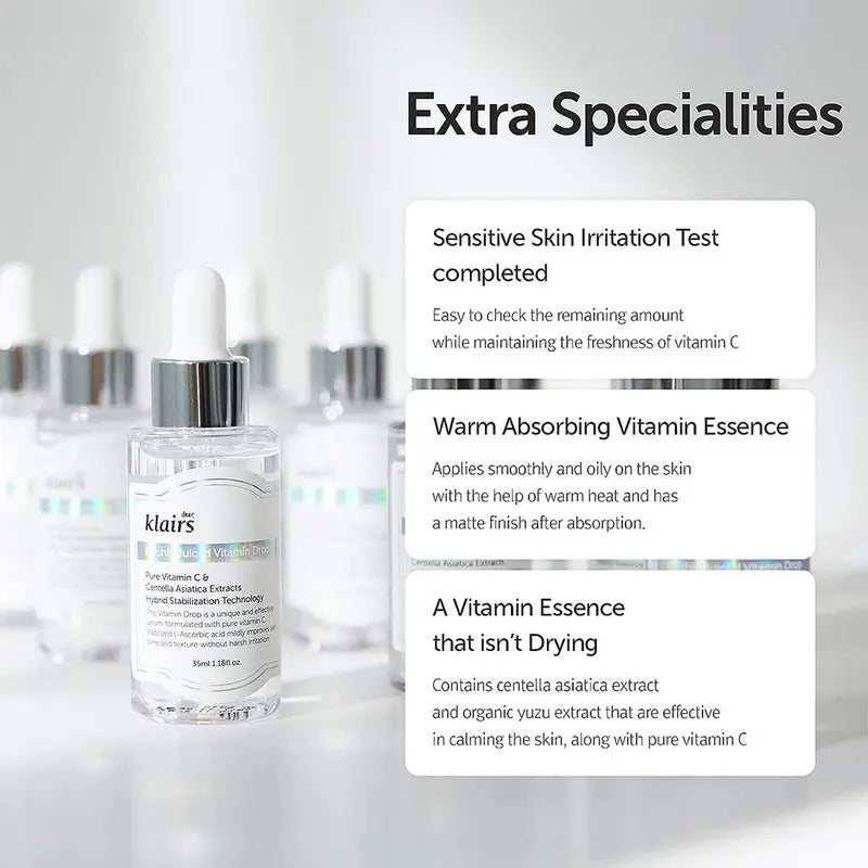 Dear Klairs Freshly Juiced Skin Repairing 5% Pure Vitamin C Drop 35ml Dear Klairs