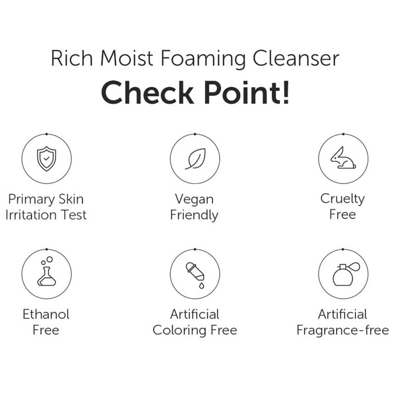 Dear Klairs Rich Moist Moisturizing and Soothing Foaming Facial Cleanser 100ml Dear Klairs