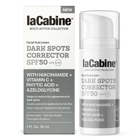 Lacabine Dark Spot Corrector Fluid Facial Cream With SPF 50, Niacinamide And Vitamin C For All Skin Types 30ml LaCabine