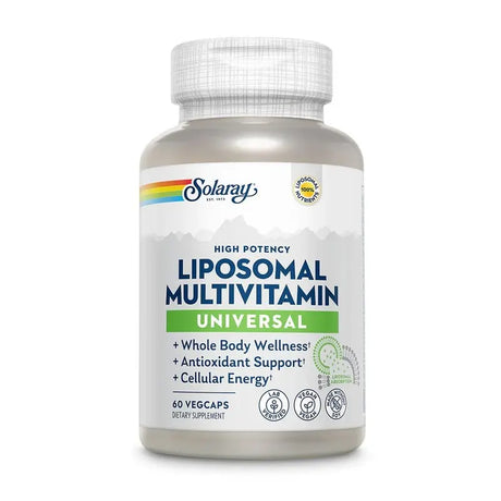 Solaray Universal Liposomal Adult Multivitamin Supplement Capsules, Pack of 60's Solaray
