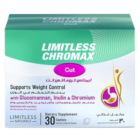Eva Pharma Limitless Chromax Cut Sachets For Weight Loss, Pack of 30’s Eva Pharma