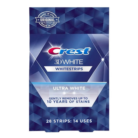 Crest 3D Ultra White Dental Whitening Strips - Pack of 28 myaster