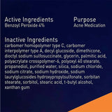 PanOxyl Acne Creamy Face & Body Wash With 4% Benzoyl Peroxide 170g Panoxyl