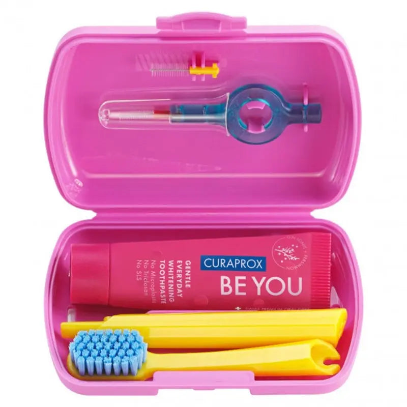 Curaprox Oral Care Travel Kit - Pink Curaprox
