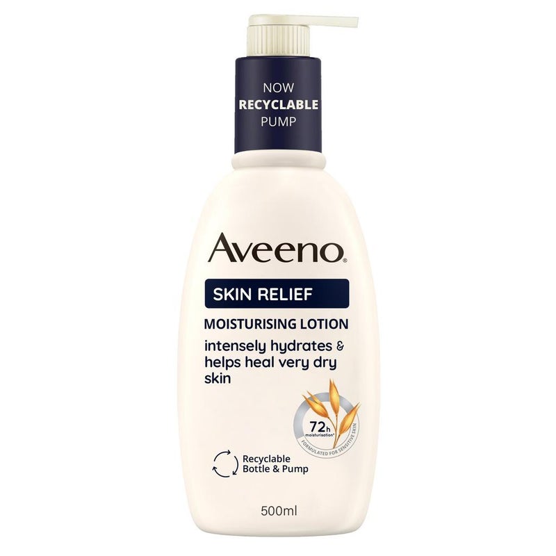 Aveeno Skin Relief Moisturising Body Lotion For Very Dry Skin 500ml Aveeno
