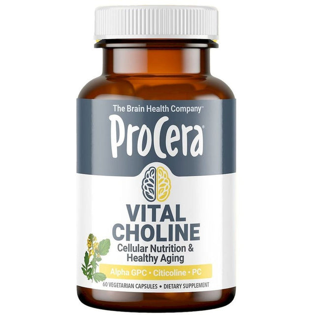 Procera Vital Choline Capsules For Brain Health & Anti Aging Support, Pack of 60's Procera