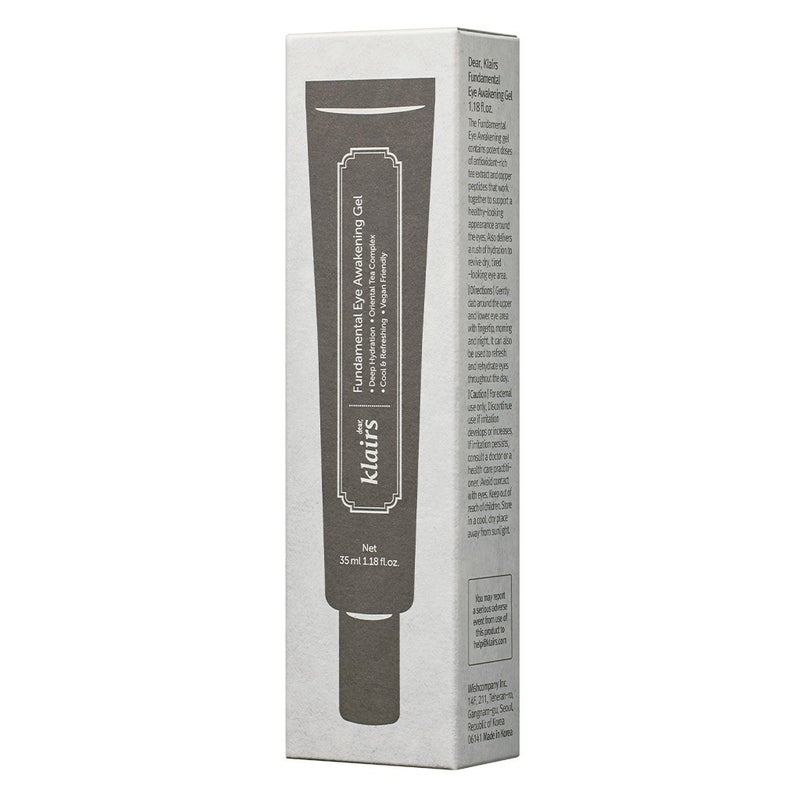 Dear Klairs Fundamental Eye Awakening Gel For Dark Circles & Undereye Puffiness 35ml Dear Klairs