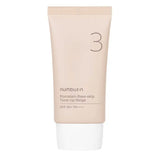 Numbuzin No 3 Porcelain Base Skip Tone Up SPF50+ PA+++ Tinted Sunscreen - Beige Color 50ml Numbuzin