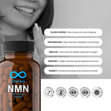 Charava NMN Antiaging Supplement NAD+ Activator 500mg Capsules, Pack of 60's Charava