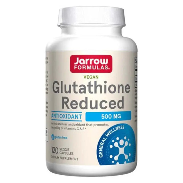 Jarrow Formulas Glutathione Reduced 500mg Capsules, Pack of 120's Jarrow Formulas