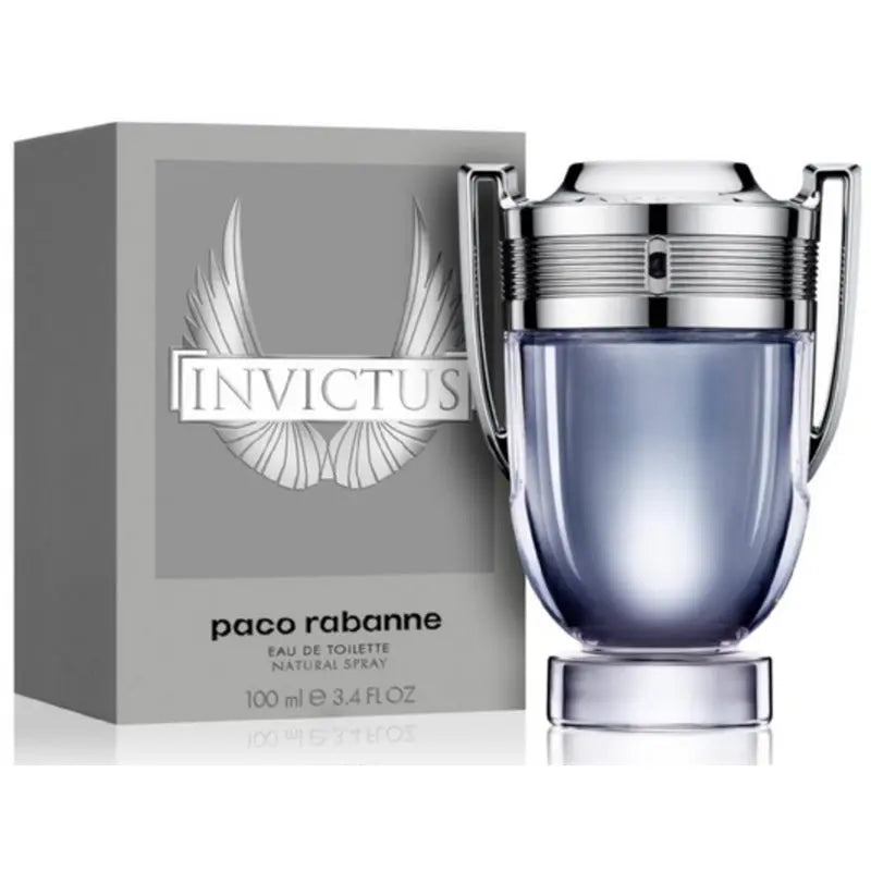 Paco Rabanne Invictus Eau De Toilette For Men - Woody Aquatic Luxury Fragrance 100ml Paco Rabanne