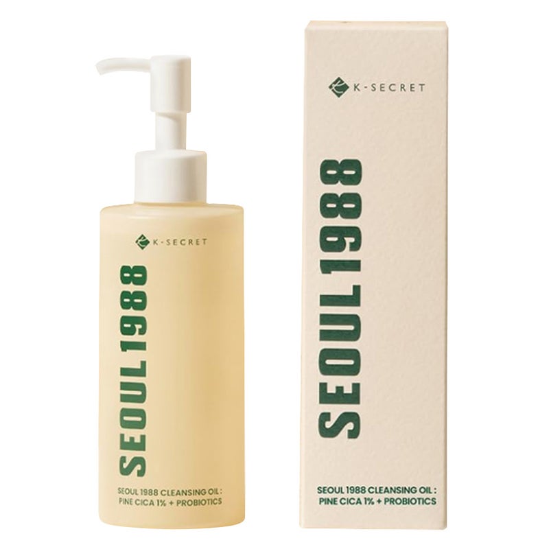 K-Secret Seoul 1988 Pine Cica 1% + Probiotics Cleansing Oil 200ml K-Secret