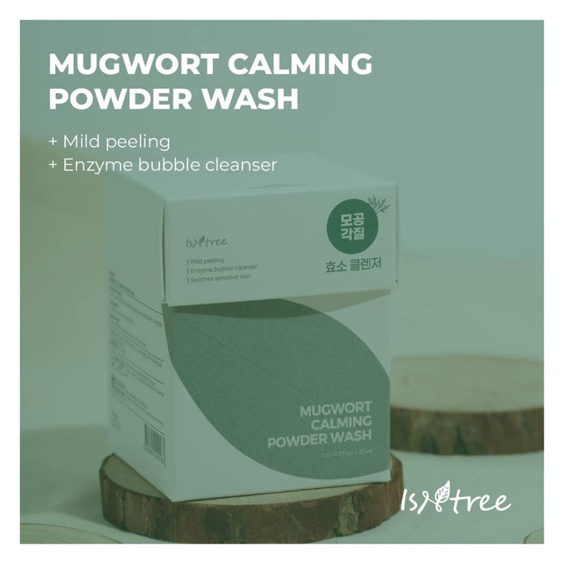 Isntree Mugwort Calming Powder Wash 25g, Pack of 25's Isntree