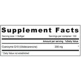 Sunshine Nutrition CoQ10 200mg 100 Softgels Sunshine Nutrition