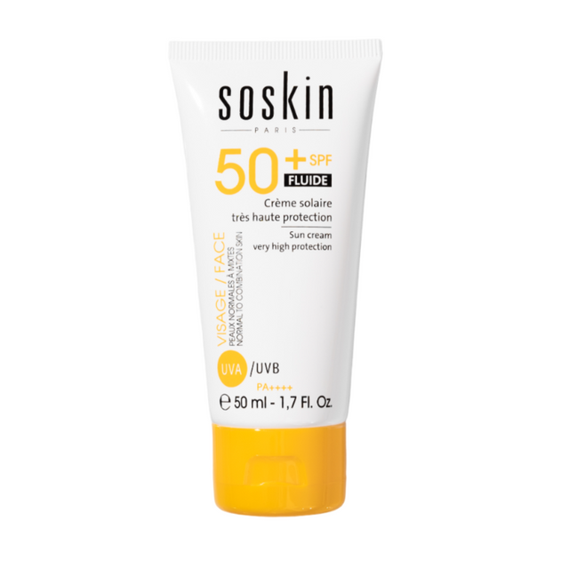 Soskin Sun Guard Sun Cream Very High Protection (SPF 50+) Fluid - 50 ml Soskin
