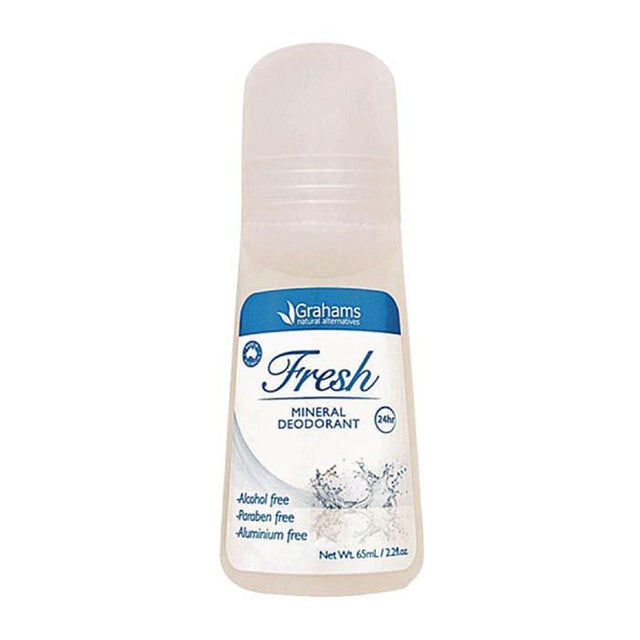 Grahams Natural Mineral Deodorant Fresh - 65ml Grahams