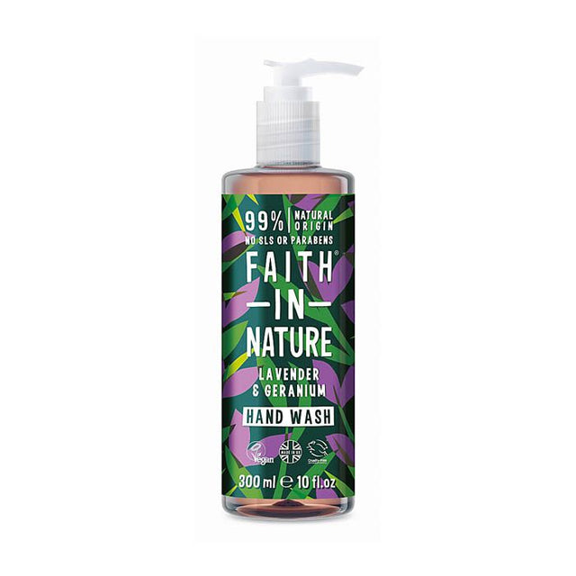 Faith In Nature Hand Wash Lavender & Geranium 300 ml Faith In Nature