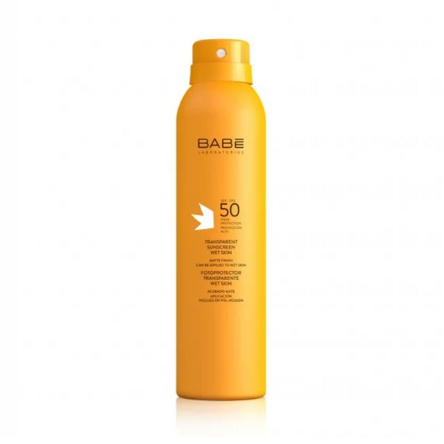 BABE Laboratorios SPF50 Sun Transparent Sunscreen Wet Skin - 200 ml BABE