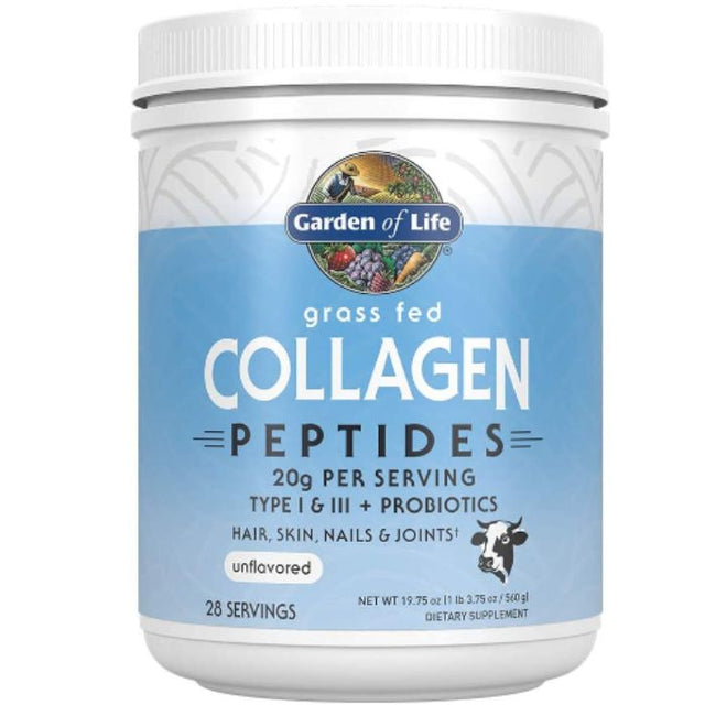 Garden of Life Grass Fed Collagen Peptides Powder 560g Garden of Life